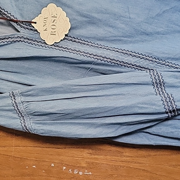 Knox Rose boho denim tunic - Picture 3 of 5